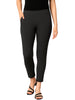 Charcoal Women's Cotton Lycra Solid Straight Pant