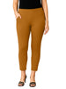 Camel Women's Cotton Lycra Solid Straight Pant