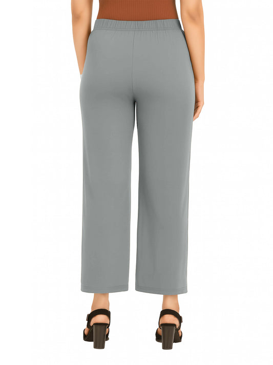 Pearl River Women's Solid Relaxed Fit Pant
