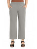 Steel Grey Women's Solid Relaxed Fit Pant