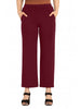 plum Women's Solid Relaxed Fit Pant
