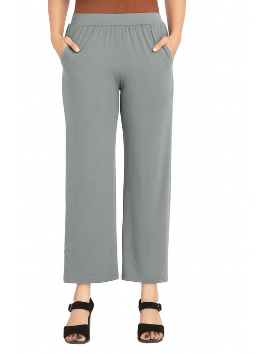 Pearl River Women's Solid Relaxed Fit Pant